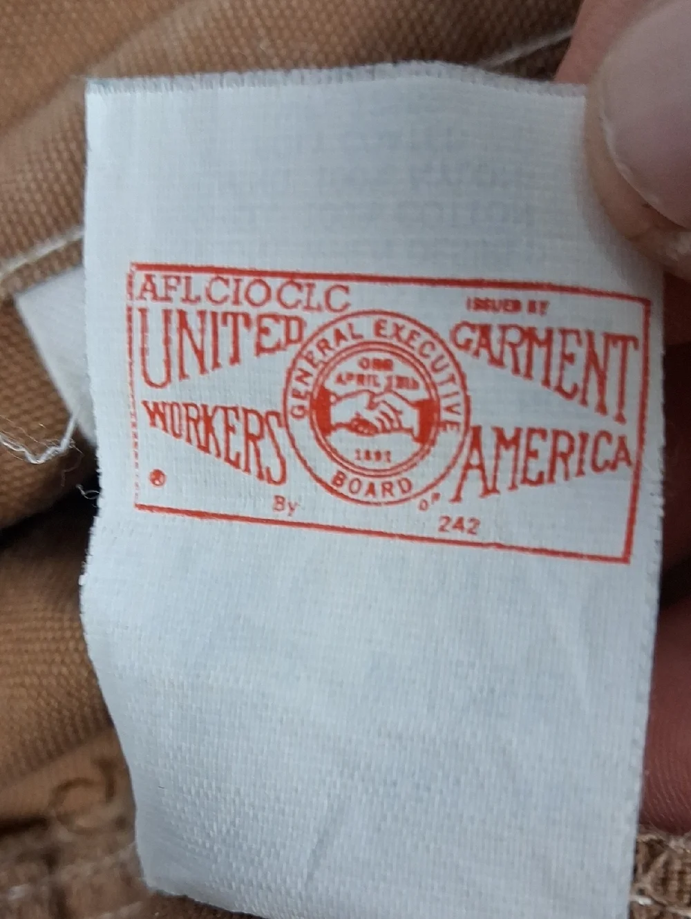 Vintage Carhartt WU256 Duck Canvas & Nylon Tan & Brown Outdoors Brush Pants 4032